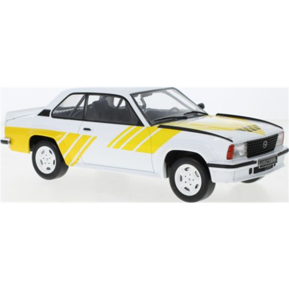 Opel Ascona B 400 White/Yellow 1982 - John Ayrey Die Casts